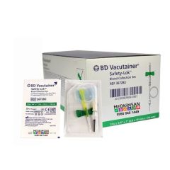 BD Vacutainer 367282 50 Adet Yeşil Kelebek Set 21G Safety Lok