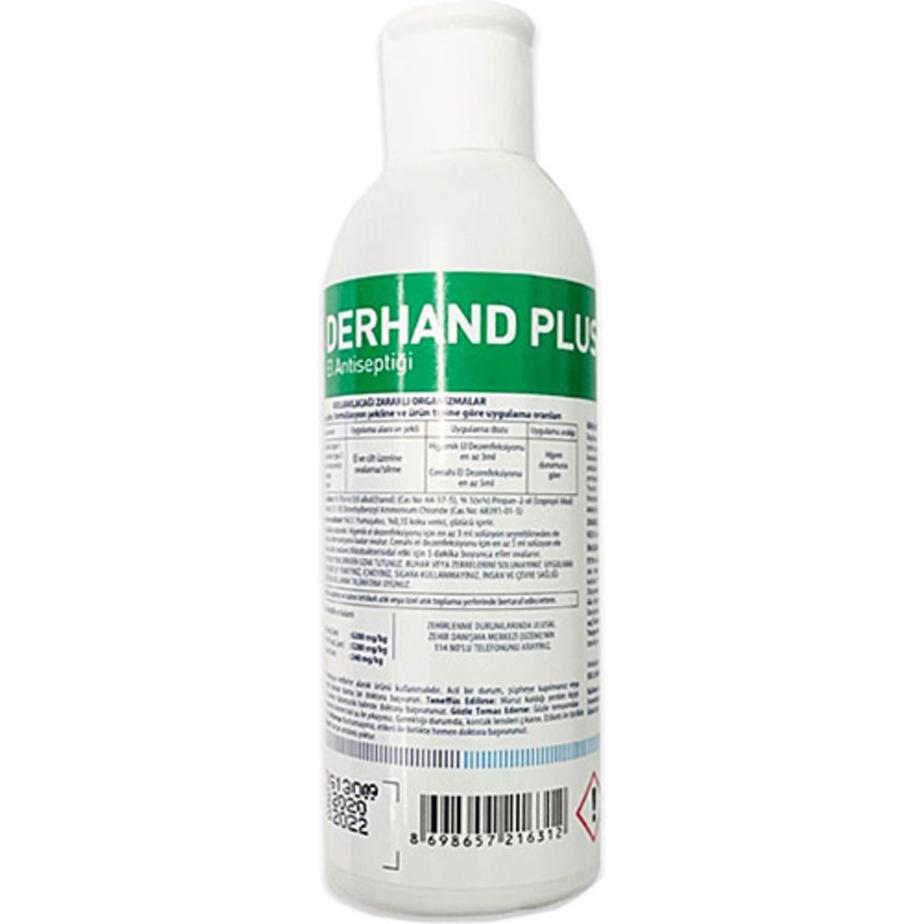 Derhand Plus El ve Cilt Antiseptik El Dez. 100Ml (Çanta Boyu)