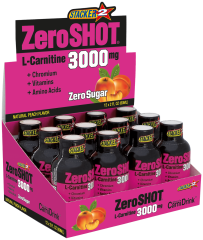 Zero Shot 60 mL 3000Mg L-Carnitine 12 Adet