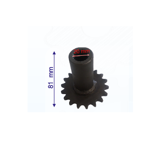 ATV ÖN DİŞLİ 428-18T İÇ 20 mm UZUN TM