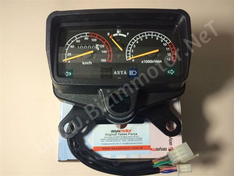ASYA AS 125 KİLOMETRE SAATİ BENZİN GÖSTERGELİ