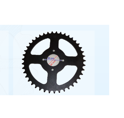 ATV ARKA DİŞLİ İÇ 44 mm 4 DELİK 520-42T
