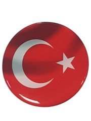 Şanlı Türk Bayrağı Büyük Sticker Yapıştırma