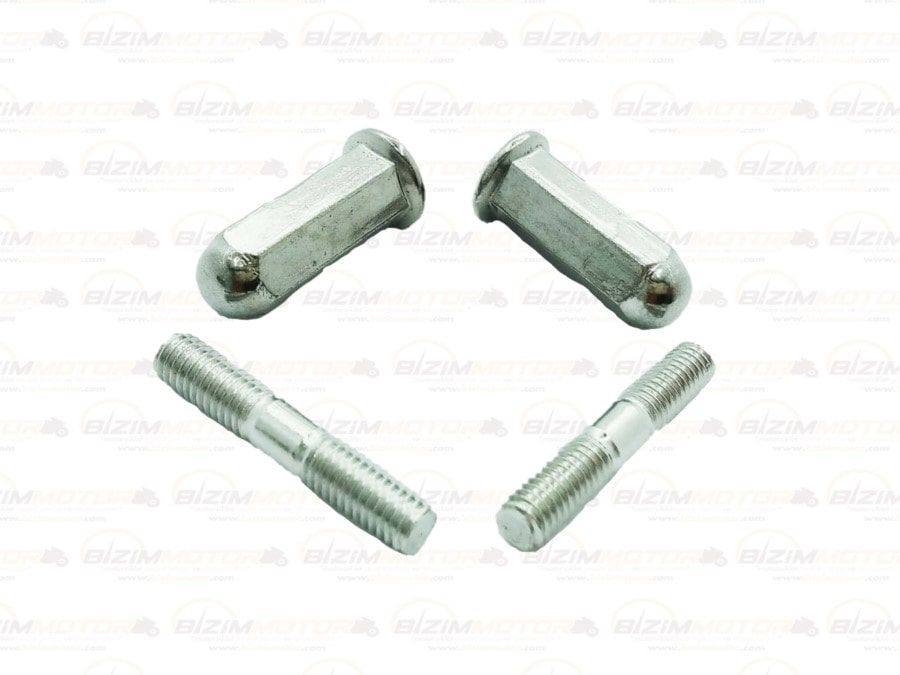 Scooter Egzoz Saplaması-Somun Set 6 mm
