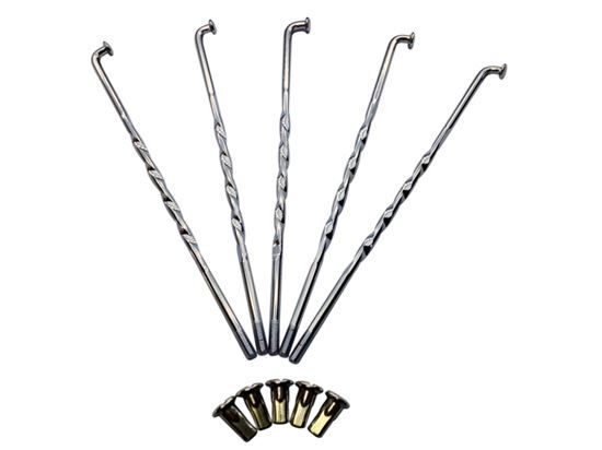CuB Model 160 x 4 mm Burgulu Nikel Jant Teli 36lı