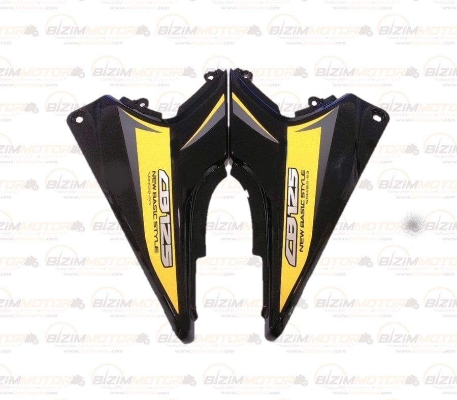 Ace 125 Orta Sağ Sol Yan Kapak Grenaj Takım Siyah