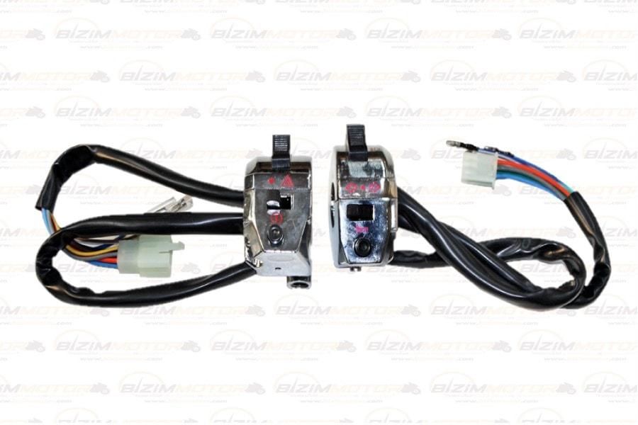 Mondial AGK - MG 125 Sağ - Sol Kumanda Paneli (Nikel)