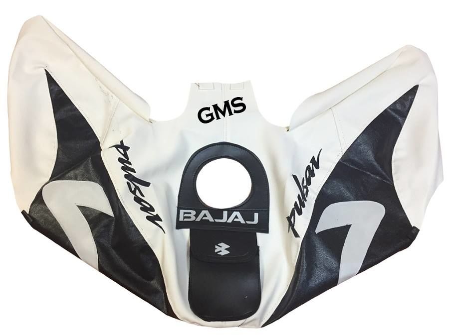 Bajaj Pulsar NS 200 Depo Kılıfı Cepli Beyaz