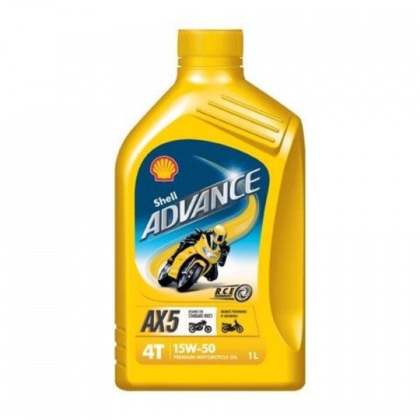 SHELL 4T ADVANCE 15W-50 MOTOR YAĞI