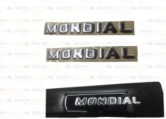 Mondial Yapışkanlı Büyük Amblem Takım (2X15 Cm)