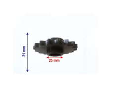 ATV KANUNİ ÖN DİŞLİ 530-17 T İÇ 25 mm31 UZUN M