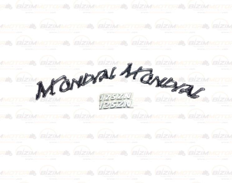 Mondial Zn 125 Sele Altı Yan Kapak Amblemi