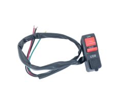 Üniversal Açma Kapama Düğmesi USB Şarj Çıkışlı
