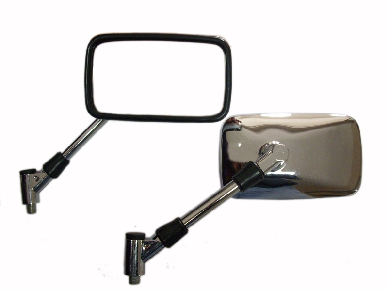 Chopper Model Sağ Sol Nikel Ayna 10mm