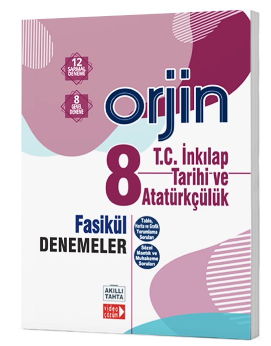Orjin 8.Sınıf T.C.İnkılap Tarihi Ve Atatürkçülük  Fasikül Denemeler