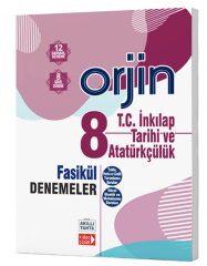 Orjin 8.Sınıf T.C.İnkılap Tarihi Ve Atatürkçülük  Fasikül Denemeler
