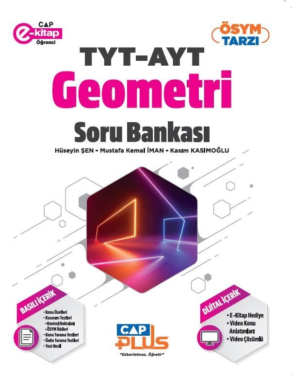 Çap Yayınları YKS TYT AYT Plus S.B. Geometri - 2023
