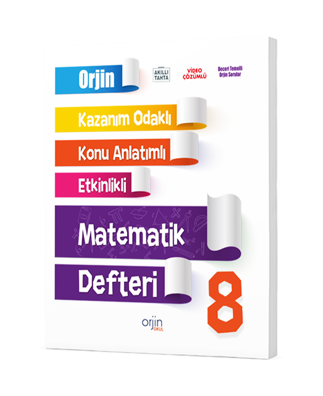 Orjin 8.Sınıf Matematik Defteri