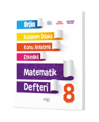 Orjin 8.Sınıf Matematik Defteri