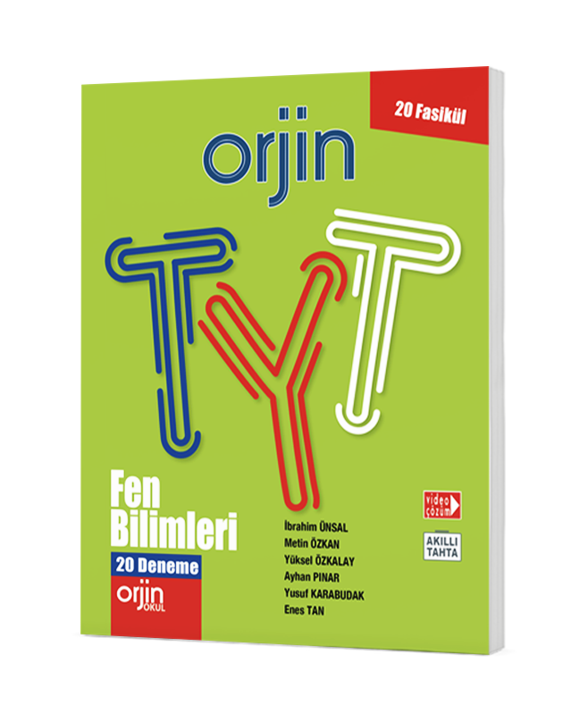 Orjin Tyt Fen Denemeleri (20 Deneme)