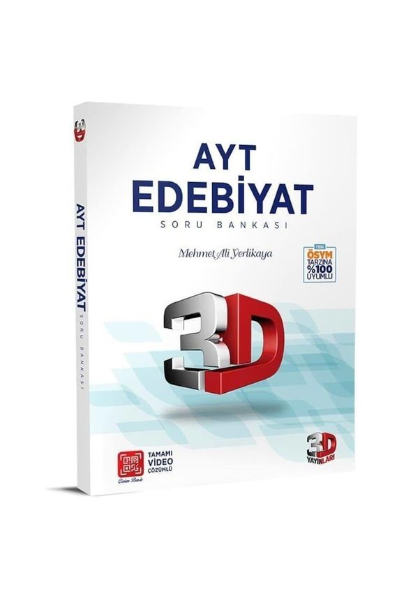 2023 AYT 3D Yayınları Edebiyat Soru Bankası