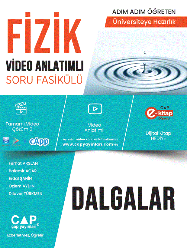Çap Yayınları Üniversite Hazırlık Fizik Ka-Sb Dalgalar - 2023