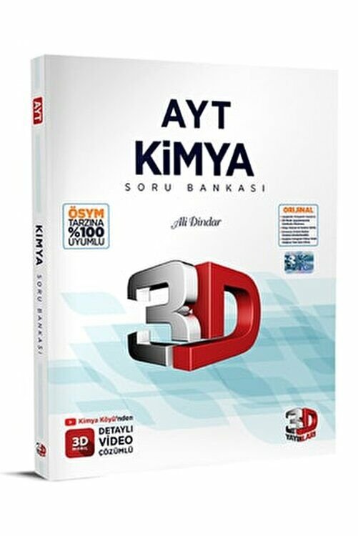 2023 AYT 3D Yayınları Kimya Soru Bankası