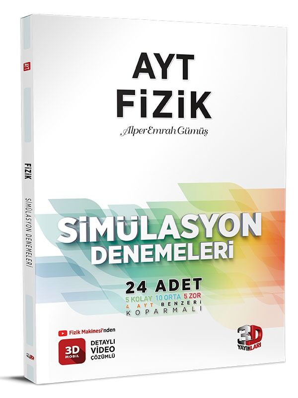 AYT 3D Yayınları Simülasyon Fizik Denemeleri