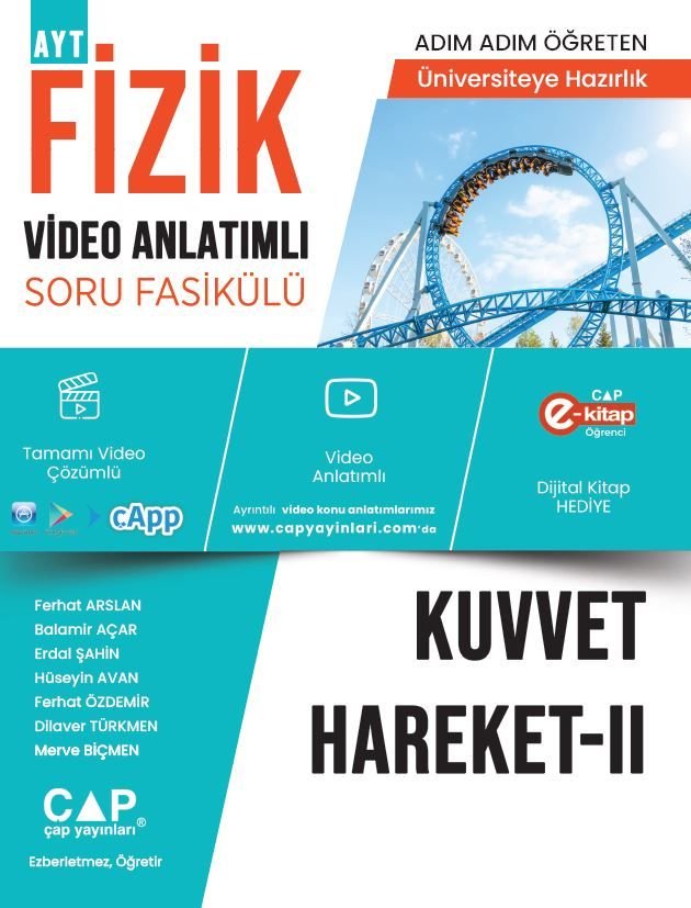 Çap Yayınları Üniversite Hazırlık Fizik Ka-Sb Kuvvet Haraket II - 2021