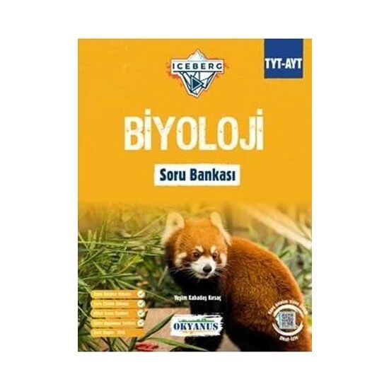 Okyanus Yayıncılık Tyt - Ayt Iceberg Biyoloji Soru Bankası