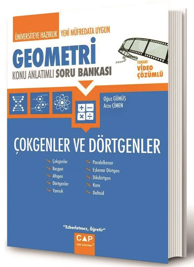 Çap Yayınları Üniversite Hazırlık Geometri Ka-Sb Çokgen Dörtgenler - 2022