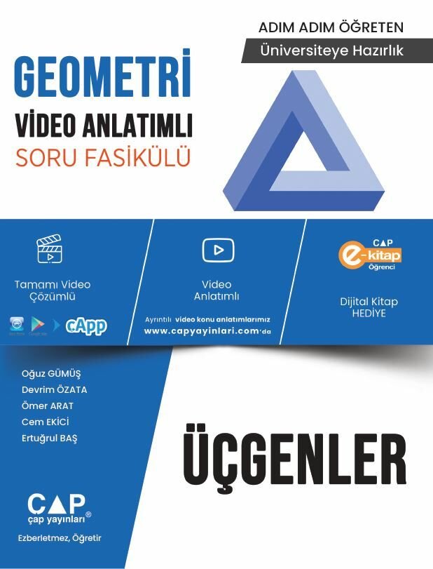 Çap Yayınları Üniversite Hazırlık Geometri Ka-Sb Üçgenler - 2023