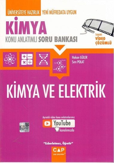 Çap Yayınları Üniversite Hazırlık Kimya Ka-Sb Kimya Elektrik - 2022