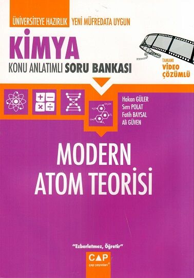 Çap Yayınları Üniversite Hazırlık Kimya Ka-Sb Modern Atom Teorisi - 2021