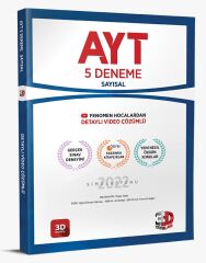 3D Yayınları AYT Sayısal 5'li Paket Deneme