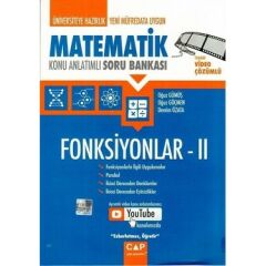 Çap Yayınları Üniversite Hazırlık Matematik Ka-Sb Fonksiyonlar II- 2022