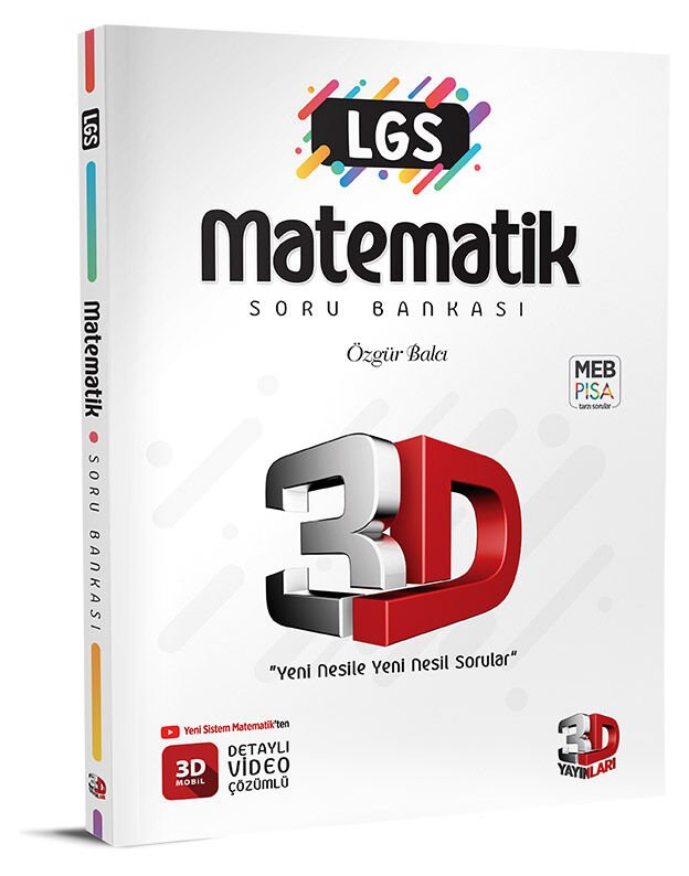 3D Yayınları LGS Matematik Soru Bankası