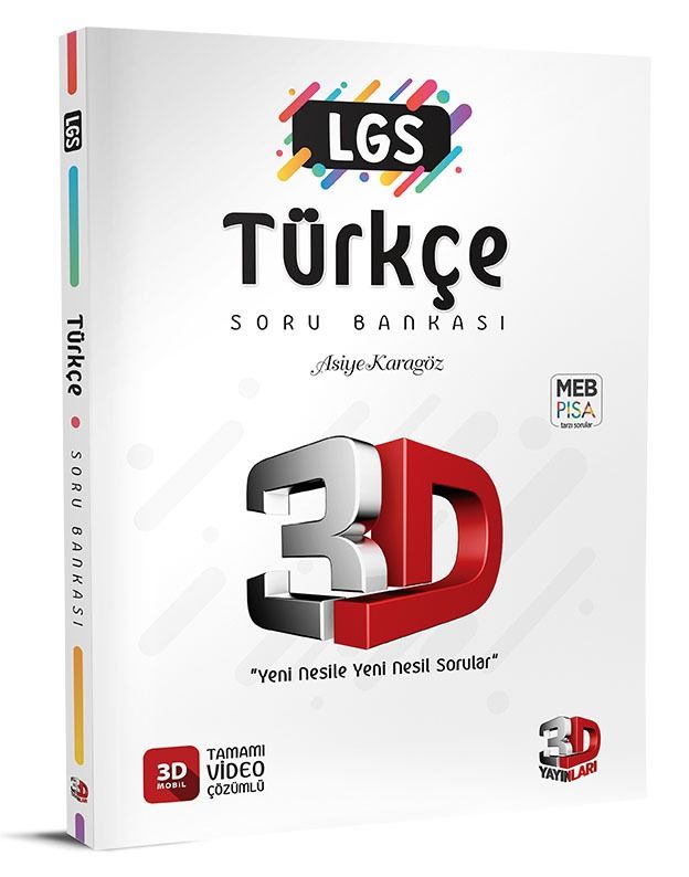 3D Yayınları LGS Türkçe Soru Bankası