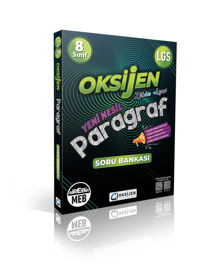 Oksijen Yayınları 8. Sınıf Paragraf Soru Bankası