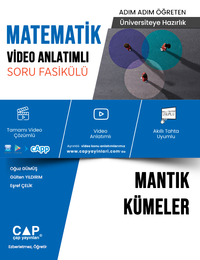 Çap Yayınları Üniversite Hazırlık Matematik Ka-Sb Mantık Kümeler - 2022