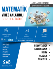 Çap Yayınları Üniversite Hazırlık Matematik Ka-Sb Permütasyon Kombinasyon Binom Olasılık - 22-23