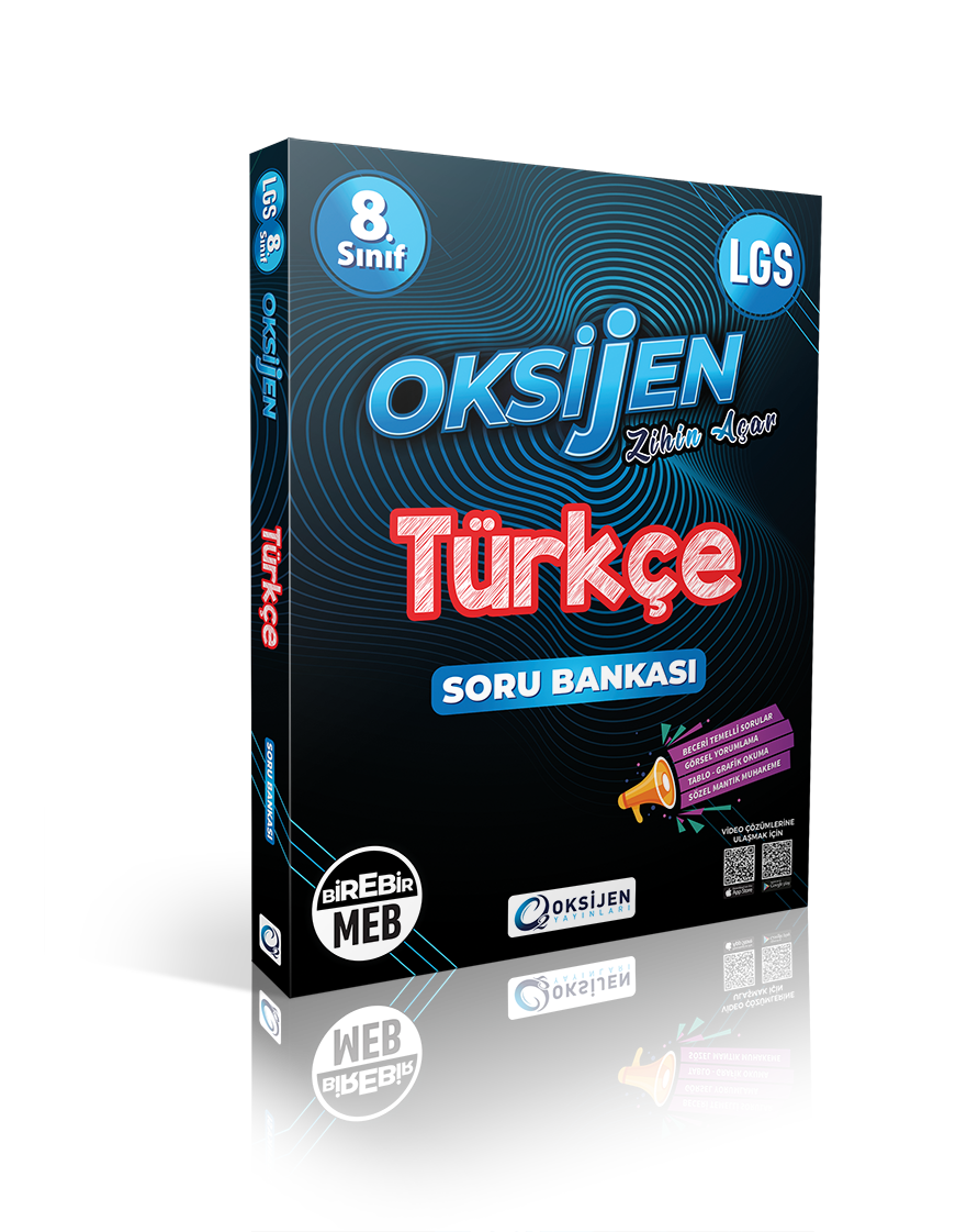 Oksijen Yayınları 8. Sınıf Türkçe Soru Bankası