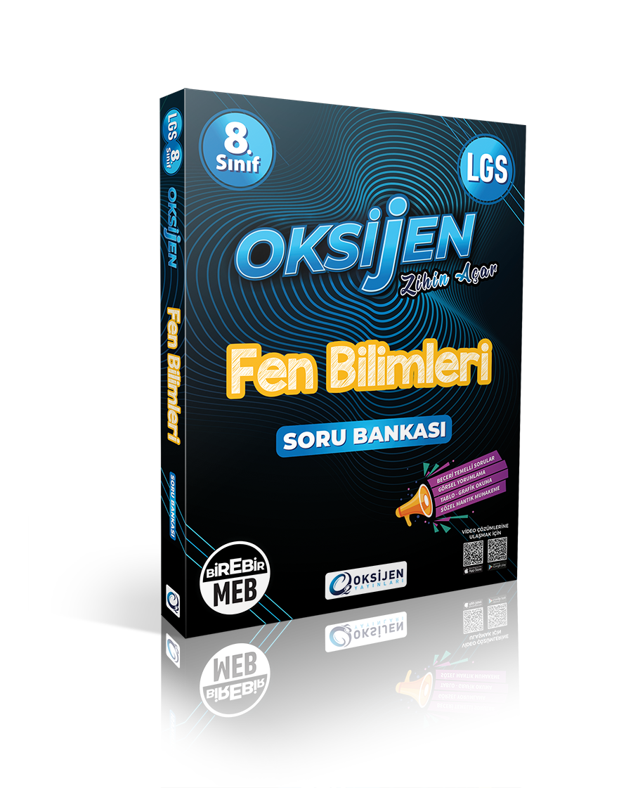 Oksijen Yayınları LGS Fen Bilimleri Soru Bankası