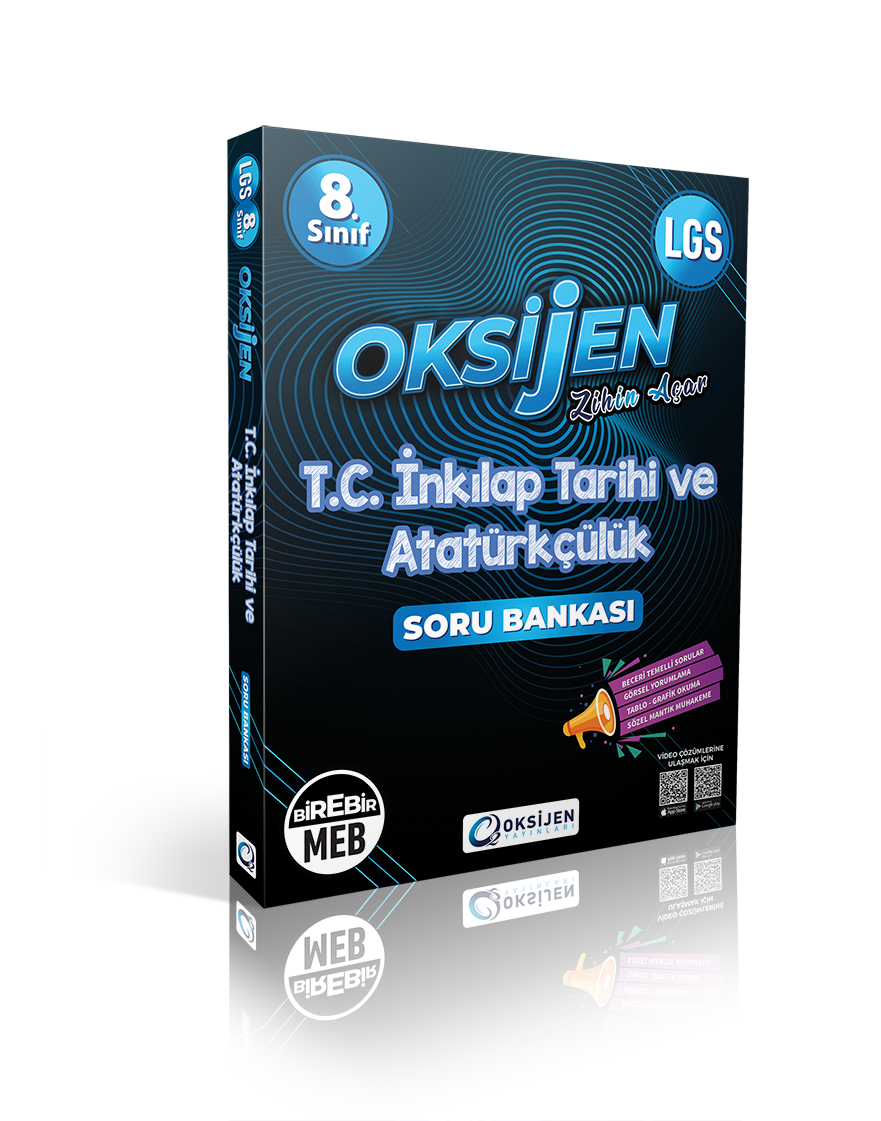 Oksijen Yayınları 8. Sınıf İnkılap Tarihi Soru Bankası