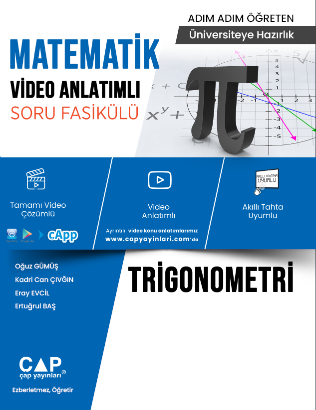 Çap Yayınları Üniversite Hazırlık Matematik Ka-Sb Trigonometri - 2022