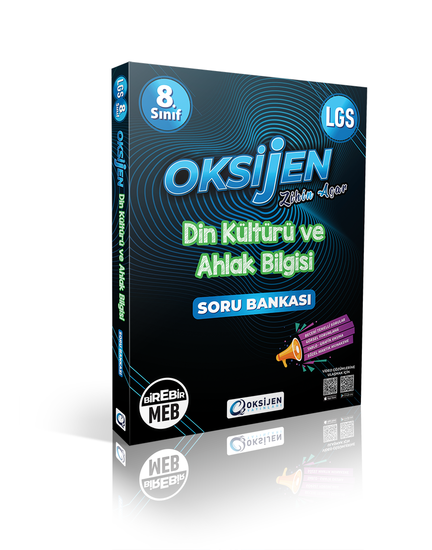 Oksijen Yayınları 8. Sınıf Din Kültürü Soru Bankası