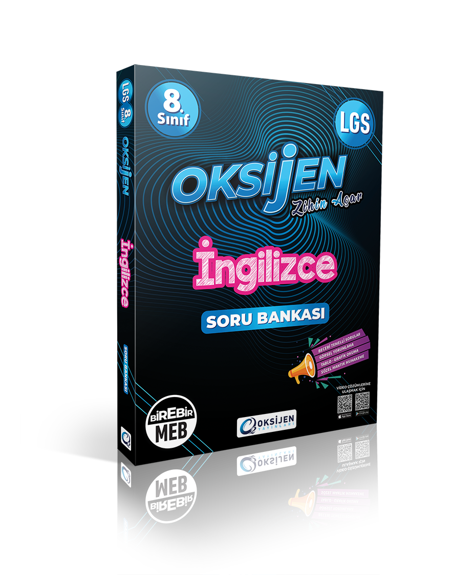 Oksijen Yayınları 8.Sınıf İngilizce Soru Bankası