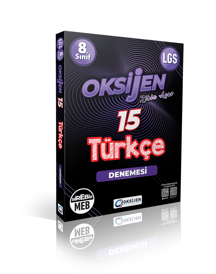 Oksijen Yayınları 8.Sınıf 15'li Türkçe Denemeleri