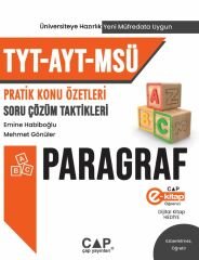 Çap Yayınları Üniversite Hazırlık Türkçe MSÜ Paragraf - 2022-23