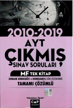 Çap Yayınları YKS AYT Çıkmış Sınav Soruları Tüm Tek 2010-2019 Mf-2021